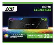 AGi 32GB (2x16GB) 6000 CL30 Turbojet RGB Black - 1531208 - zdjęcie 4